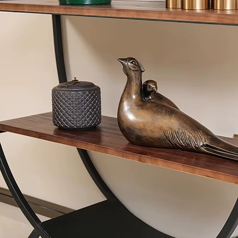 Avec rangement Chic Console Table Vintage esthétique luxe salon
