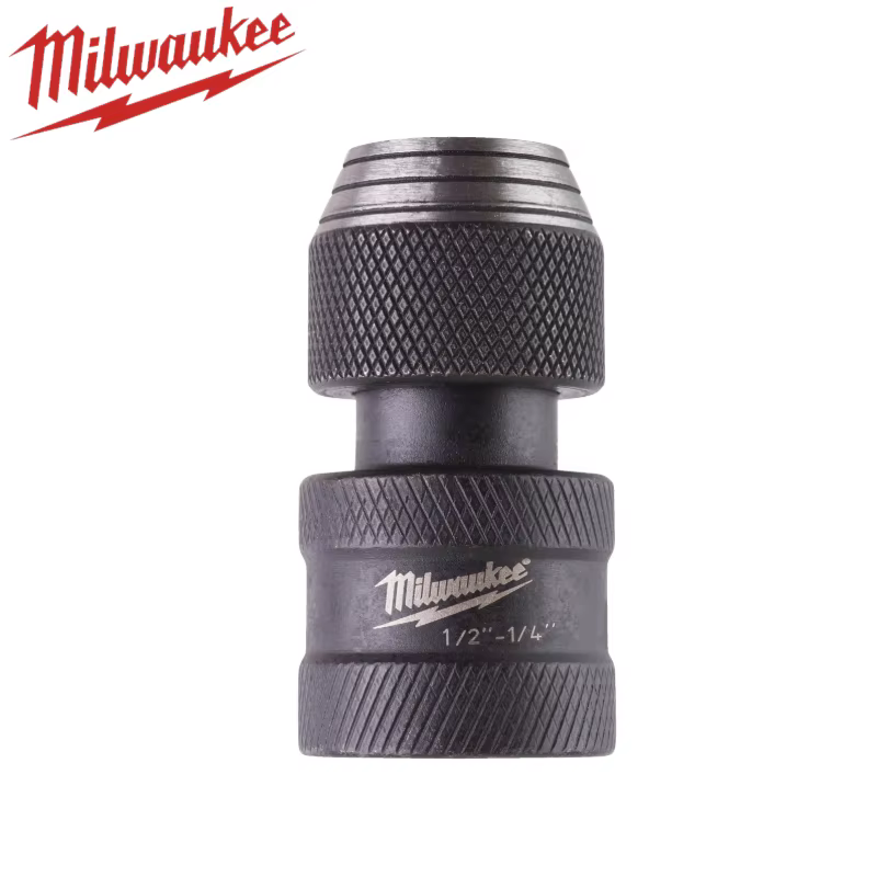 MILWAUKEE 4932471828 Adaptateurs de prises à percussion hexagonales 1⁄2" carrées 1⁄4" Accessoires pour outils