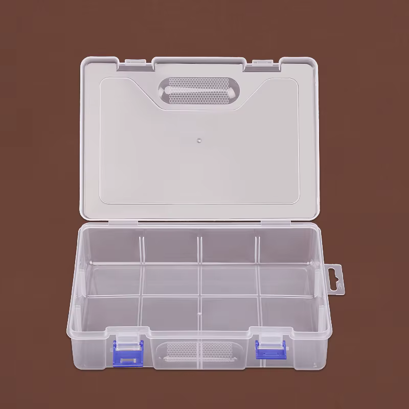 Boîte de conteneurs de stockage en plastique avec couvercle