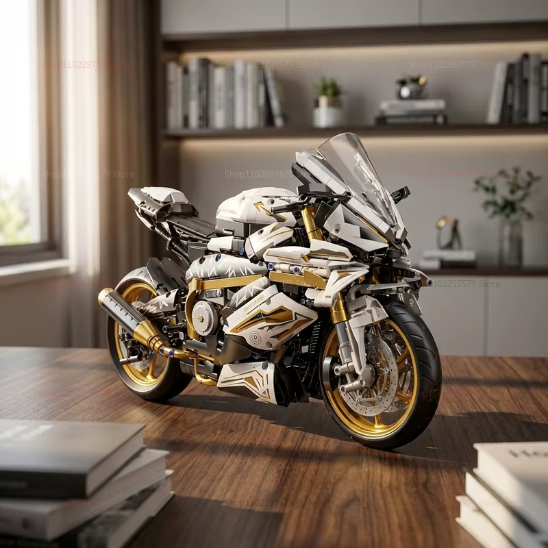 Ensemble de blocs de construction de moto
