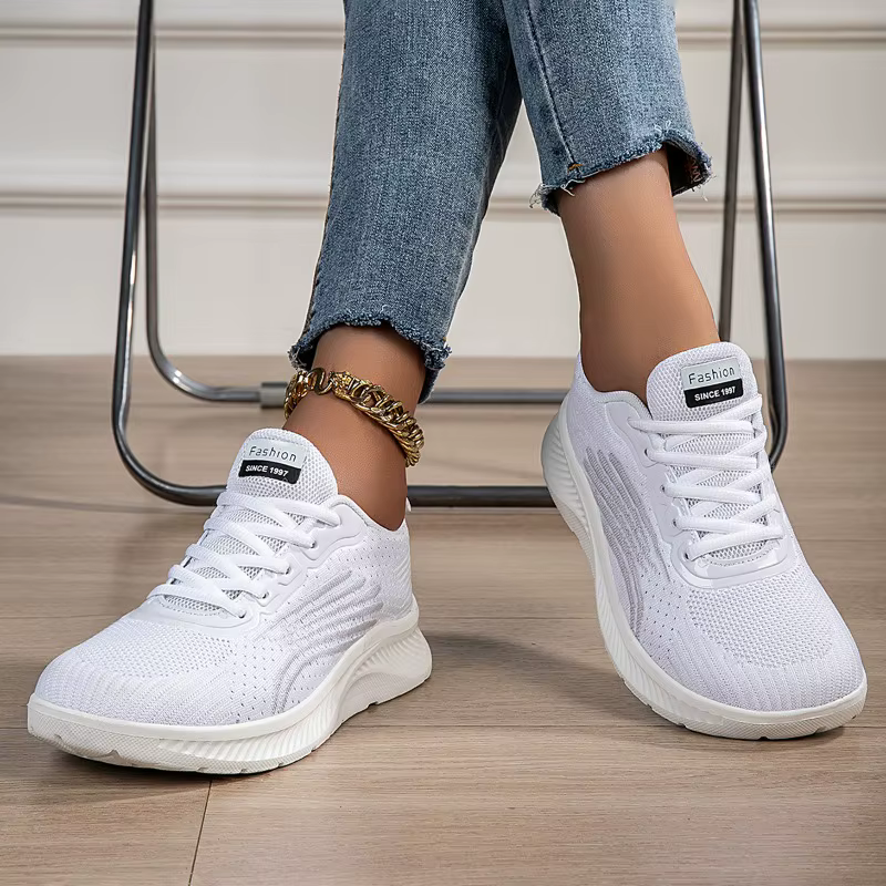 Baskets orthopédiques à bout large pour femmes, légères, décontractées, pour la marche, la course à pied, légères, respirantes, minimalistes