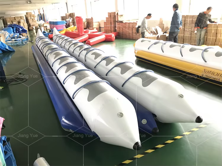 Bateau banane gonflable personnalisé en PVC pour 10 personnes