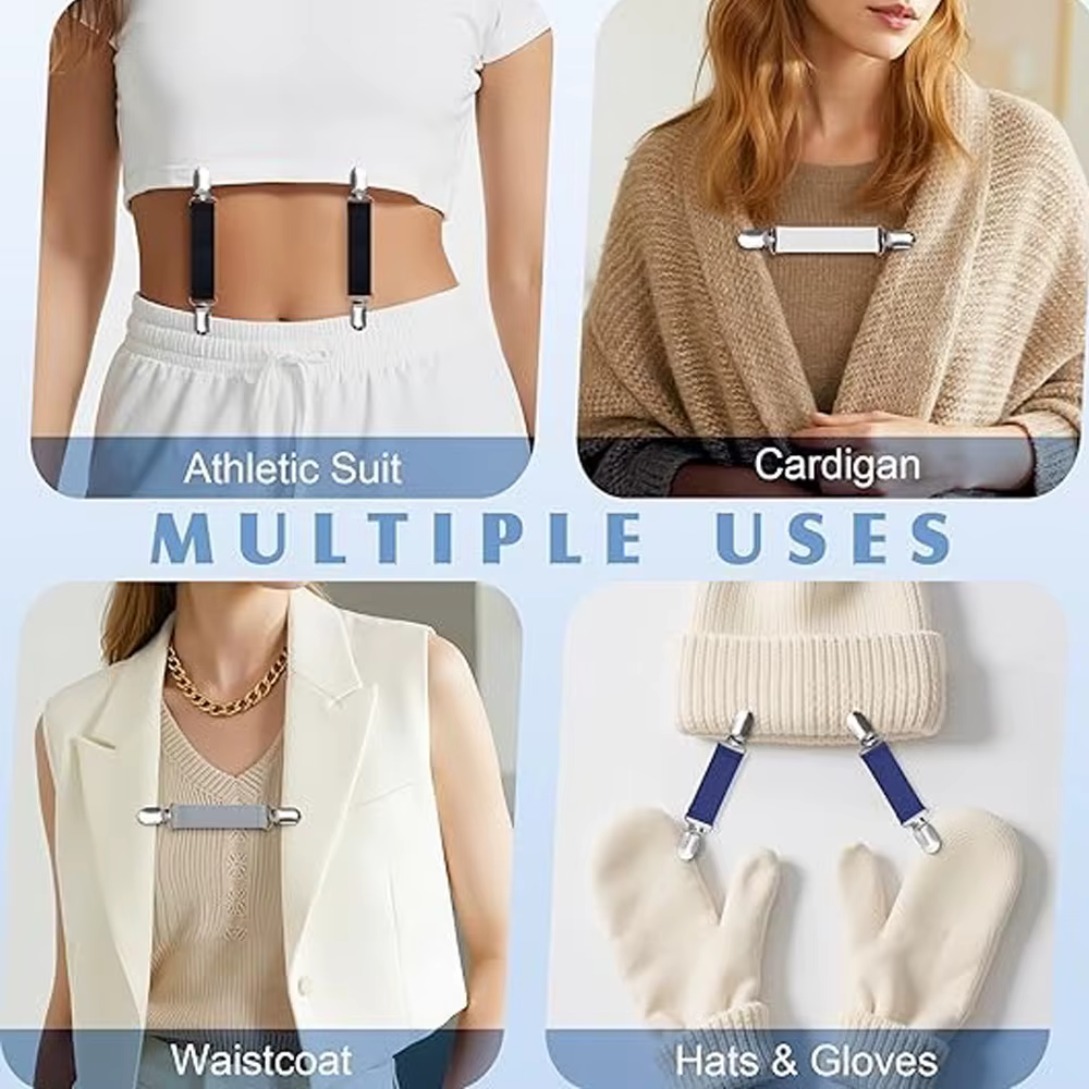 Clips de serrage de taille réglables