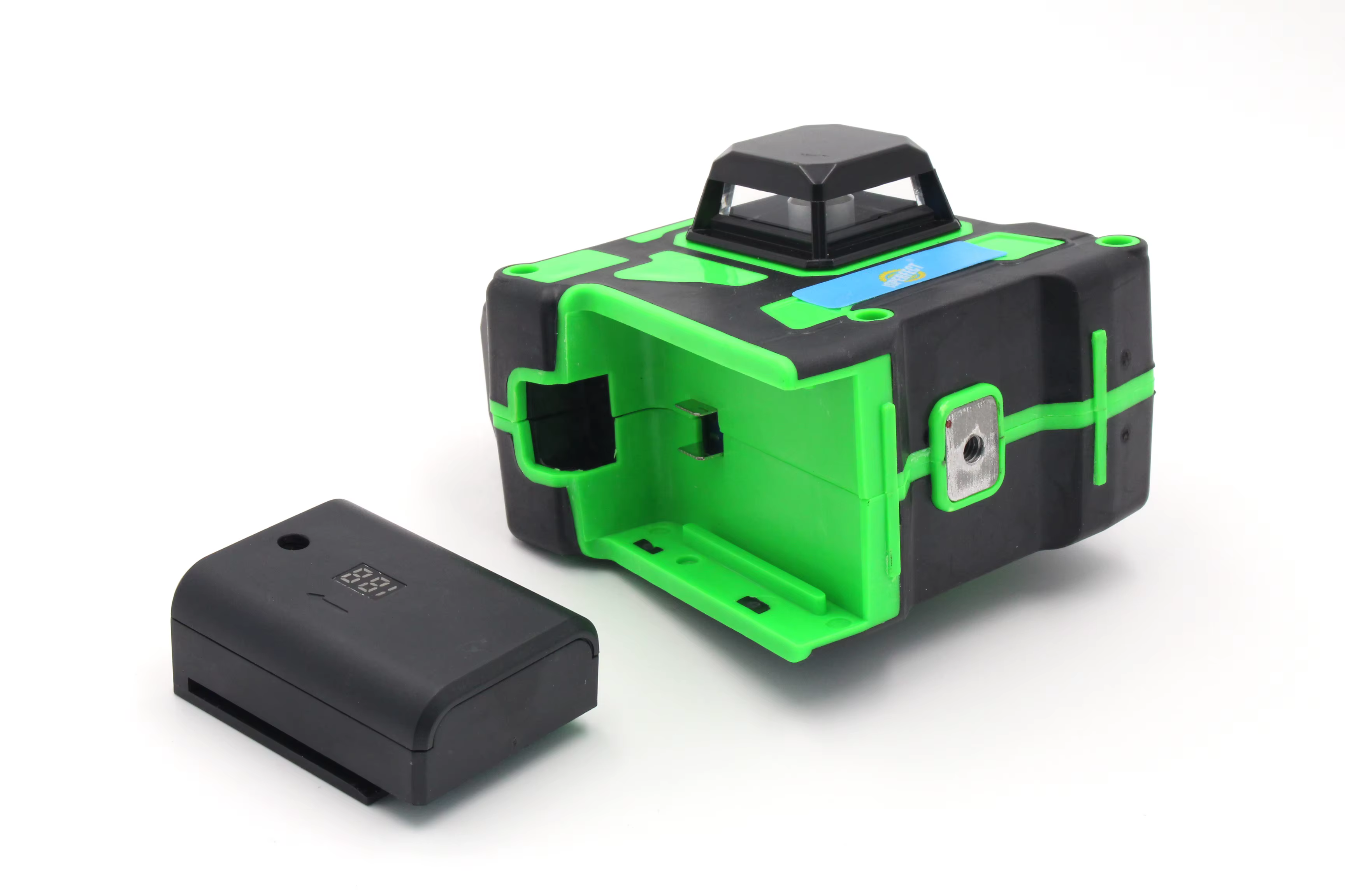 Niveau laser rotatif automatique 3D à ligne croisée verte auto-nivelant