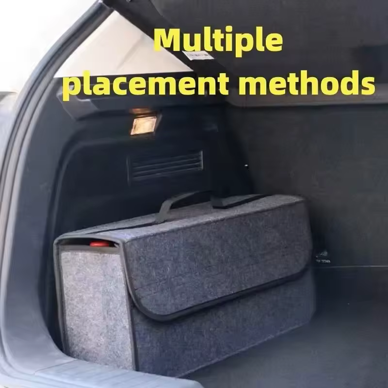 Organisateur de coffre de voiture en feutre