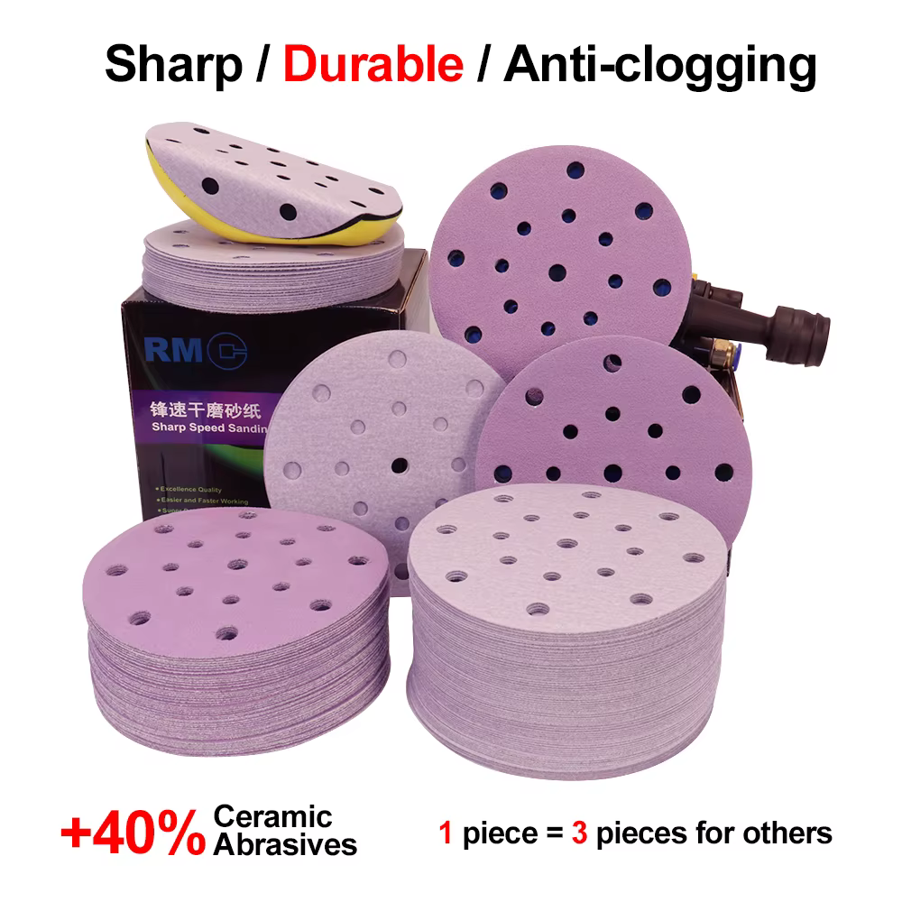 Ponceuse excentrique électrique sans fil de 150 mm (6 pouces) sans poussière