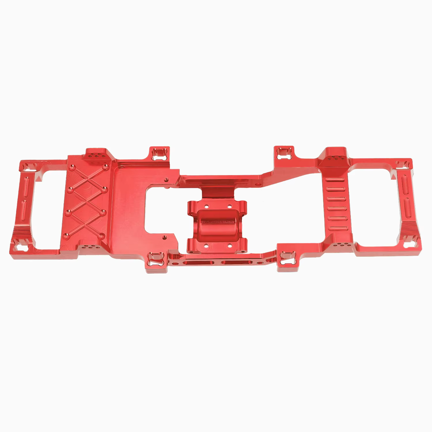 Cadre de châssis de processus CNC pour mise à niveau en métal, réaménagement pour pièces de voiture FMS 1/24 Xiaoqi FCX24 RC