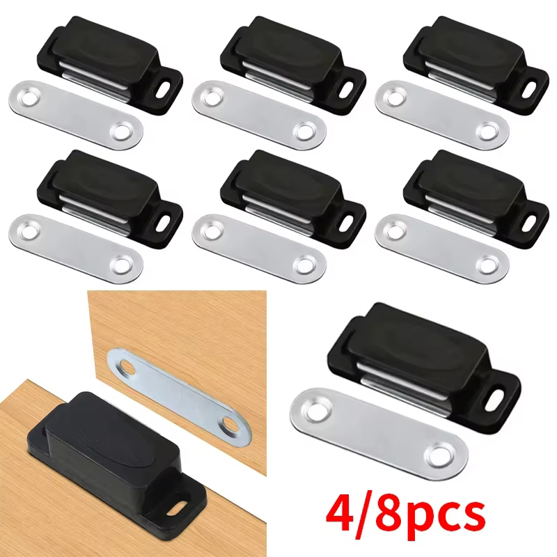 4/8 pièces Ferme-porte magnétique pour armoire