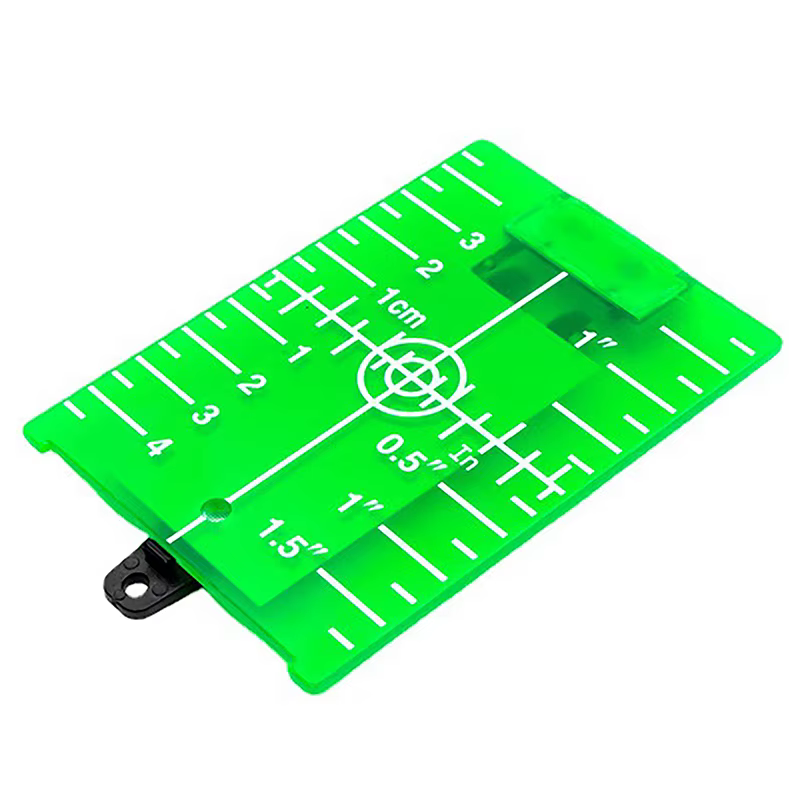 Plaque de carte cible Laser en plastique pour niveau