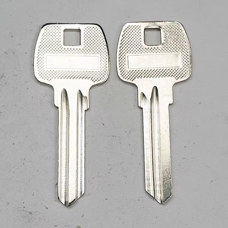 Lot de 5 clés vierges à rainure droite simple face, non taillées, pour serrures de porte de sécurité domestique et cadenas