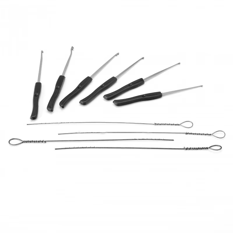 Kit de crochetage de serrures pour serrurier automobile, extracteur de clés, outils manuels pour l'extraction de clés cassées, pour serrures de portières de voiture, erreur de demande