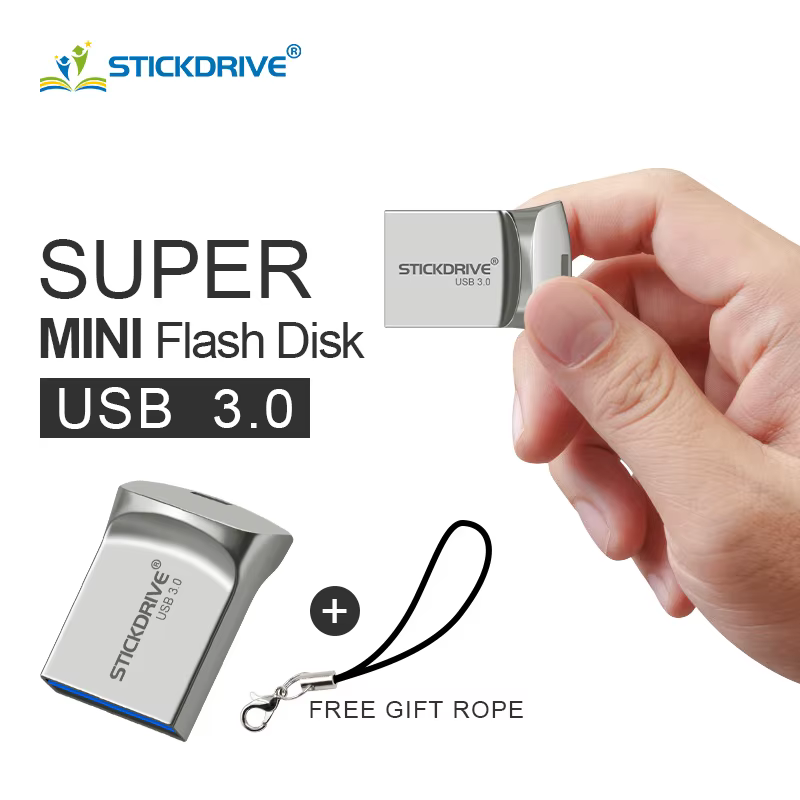 Clé USB 3.0 rapide 128 Go, mini clé USB 16 Go 32 Go 64 Go, clé USB, mémoire flash pour ordinateur portable