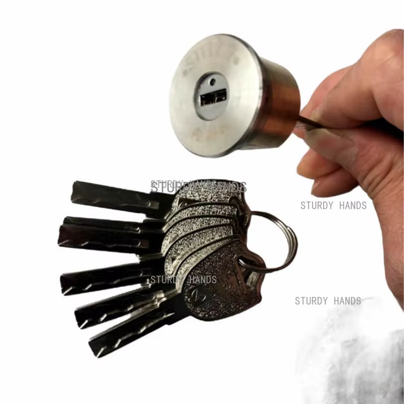 Cylindre de serrure de porte extérieur de niveau C