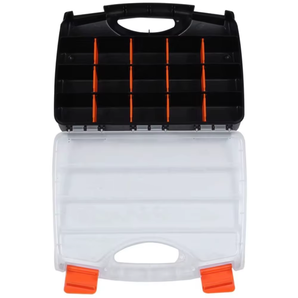 Boîte de rangement à vis à 15 compartiments