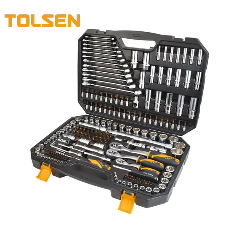 Coffret d'outils de 216 pièces, jeu de clés à douilles