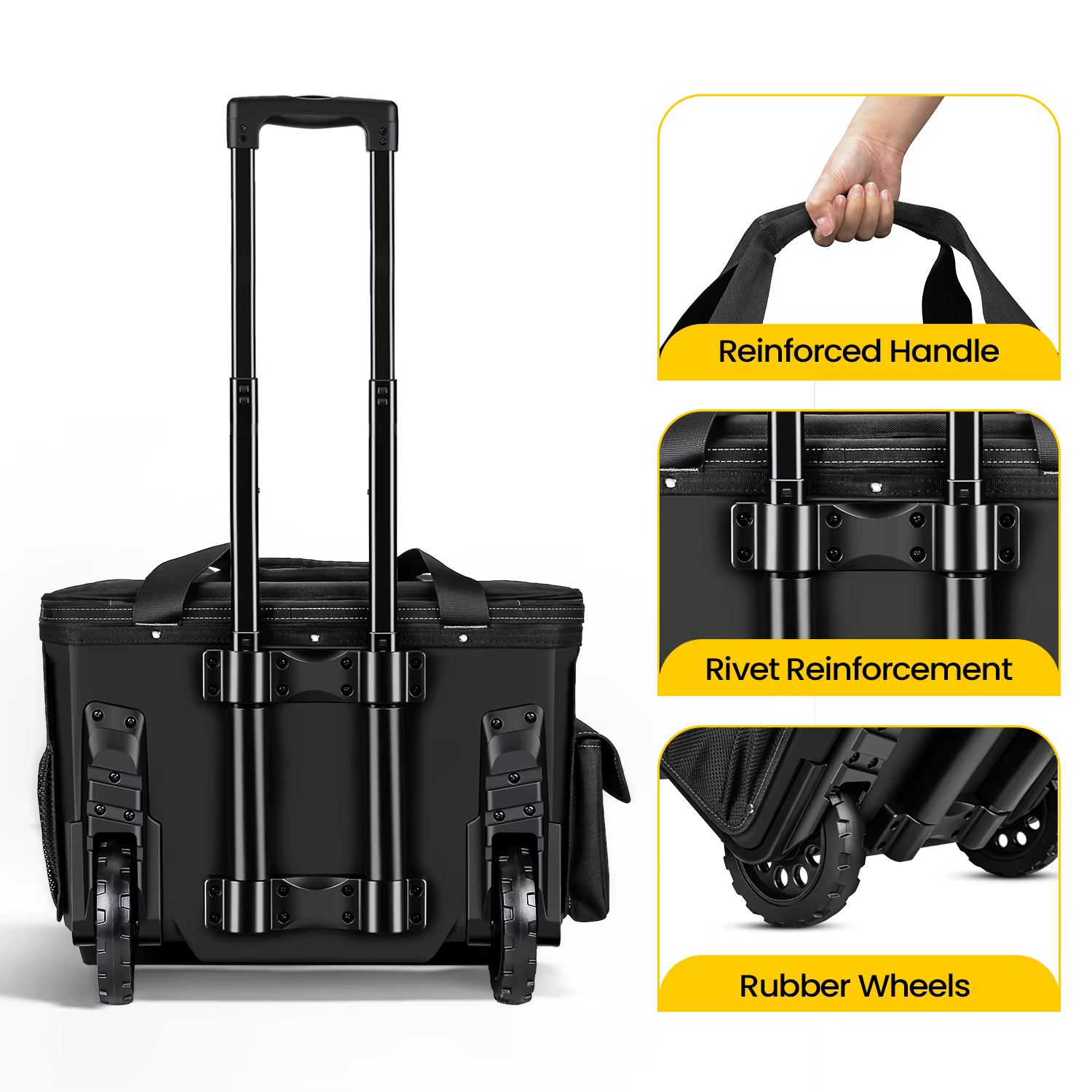 Sac à outils roulant, sac à outils avec roulettes