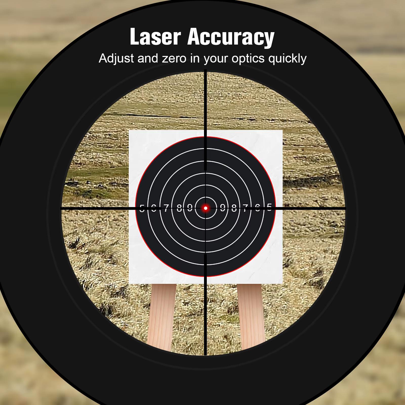 Outil de calibrateur de tir d'entraînement au laser rouge Cal.22LR