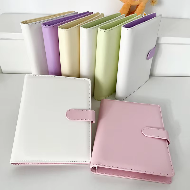 Macaron couleur A5/A6 classeur Kpop Album Photo organisateur Photocard recueillir livre à feuilles mobiles