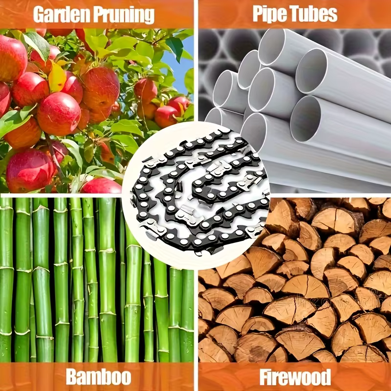 Chaîne de tronçonneuse durable de 6 pouces