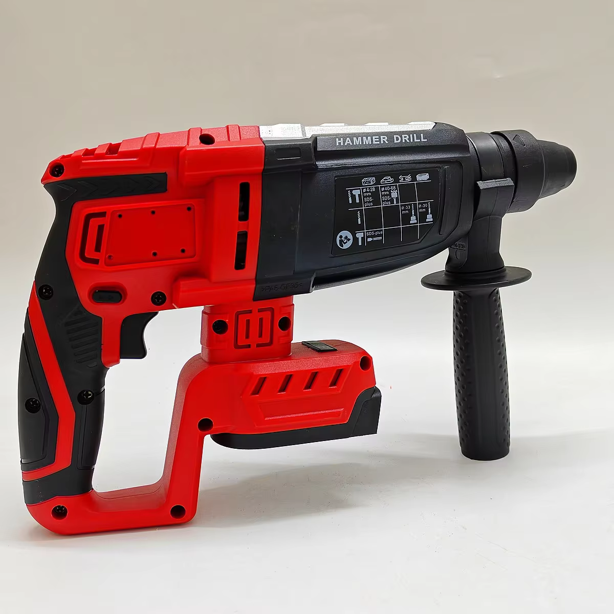 Marteau perforateur rotatif pour perceuse à percussion Milwaukee M18 2.6J avec 4 modes 360° ° Moteur sans balais avec