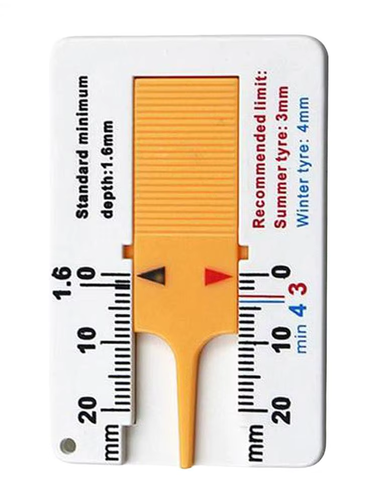 Outil de mesure de la profondeur du profil des pneus de 0 à 20 mm