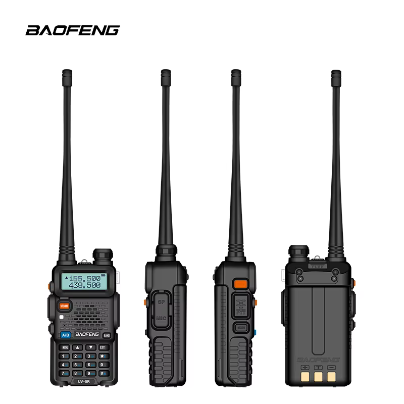 Baofeng UV-5R 5W 8W True Haute Puissance Walperforé Talkie Longue Portée 10km FM Radio Portable Bidirectionnelle