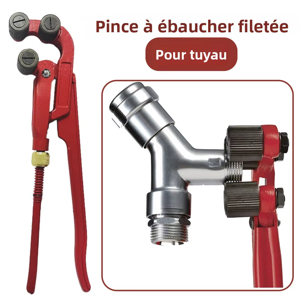 Clé à tuyau à filetage grossier pour tuyaux de 3/8 "à 2"