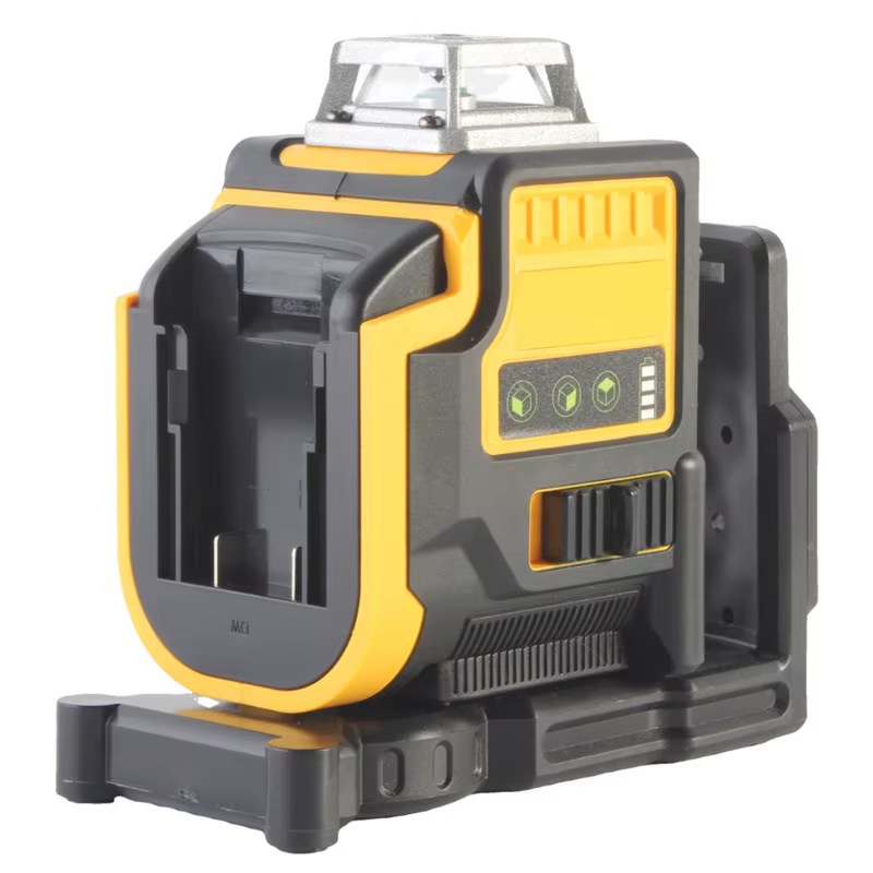 Pour DeWALT 20V 18V batterie niveau Laser 12 lignes 3D faisceaux verts horizontaux et verticaux compteur