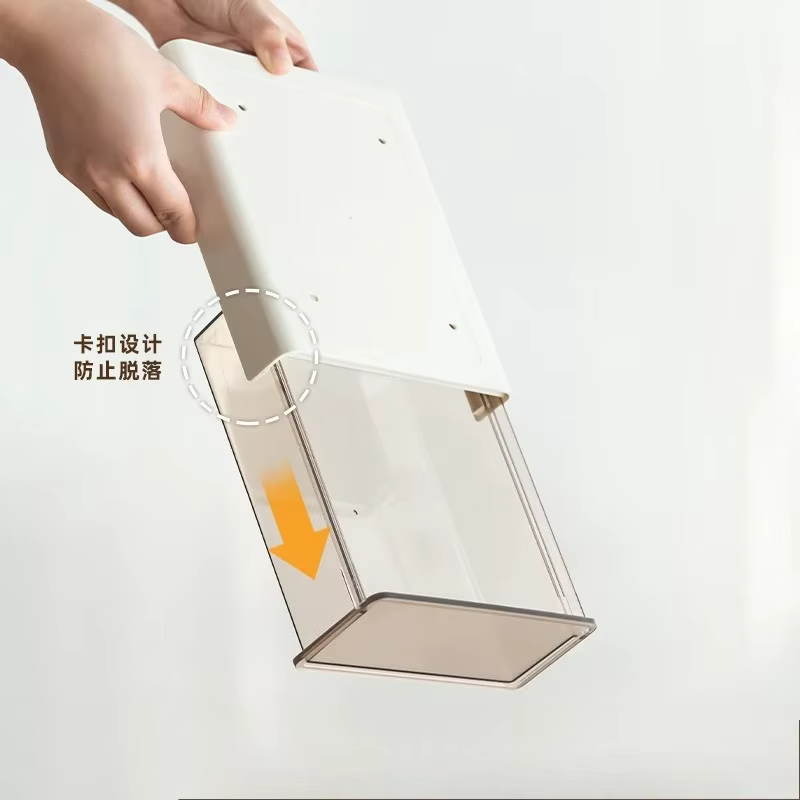 Boîte de rangement cachée pour tiroirs sous le bureau, support de rangement pour le bas du bureau dans le bureau, porte-stylo de papeterie de Style bureau