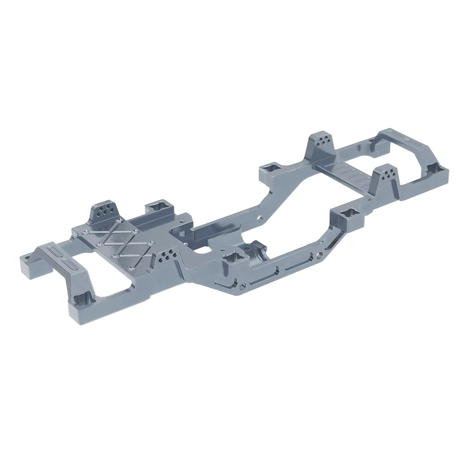 Cadre de châssis de processus CNC pour mise à niveau en métal, réaménagement pour pièces de voiture FMS 1/24 Xiaoqi FCX24 RC