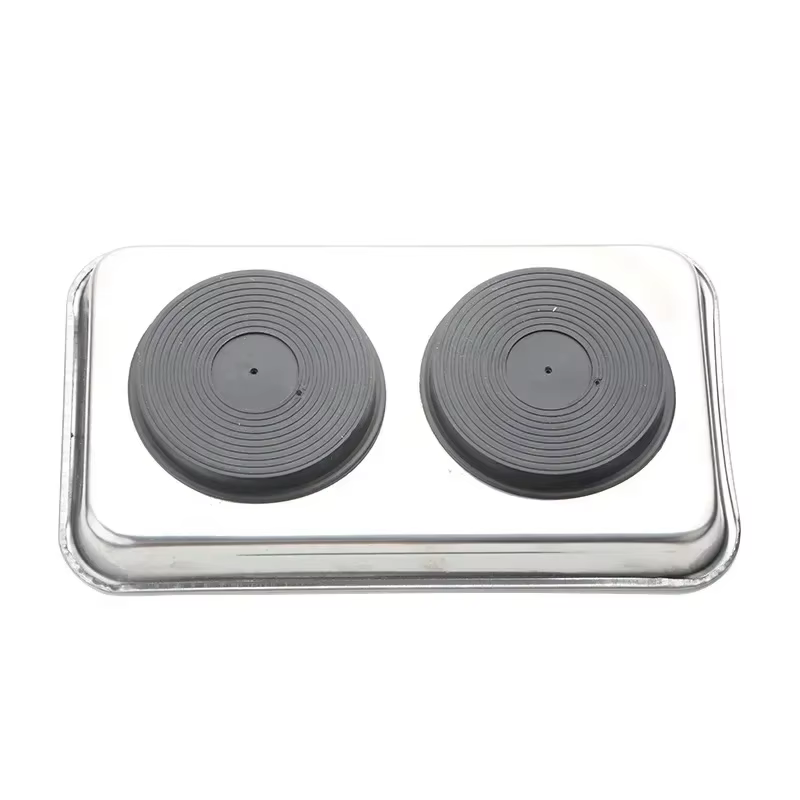 Bol magnétique carré, durable avec plateau de pièces