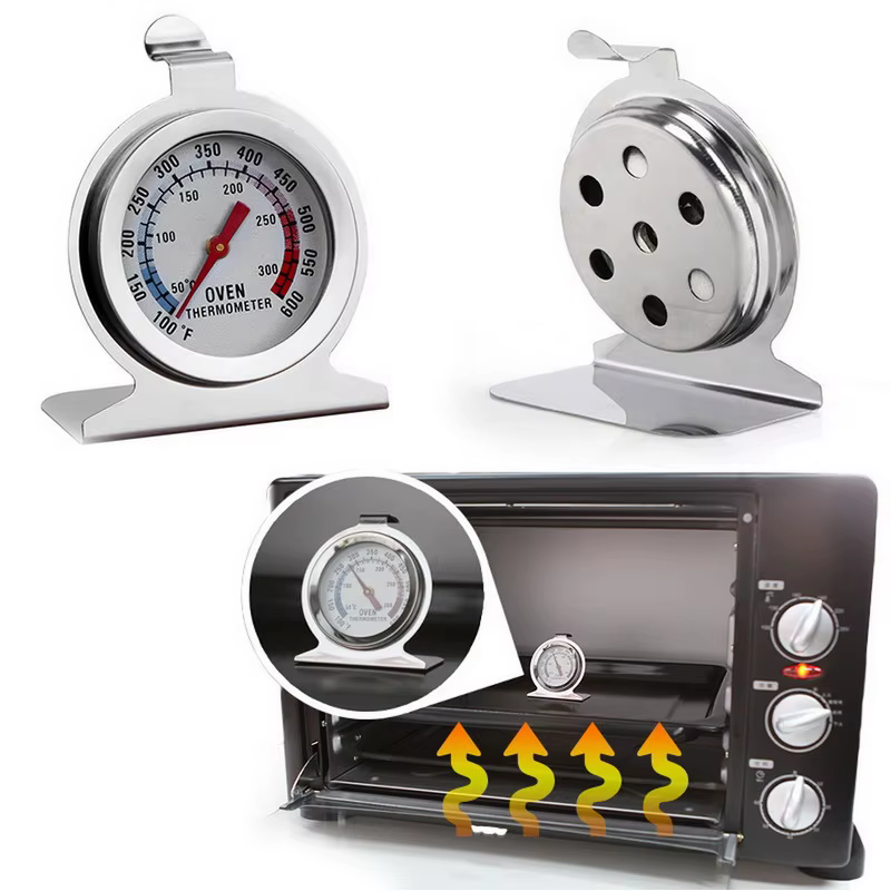Thermomètre universel pour four en acier inoxydable