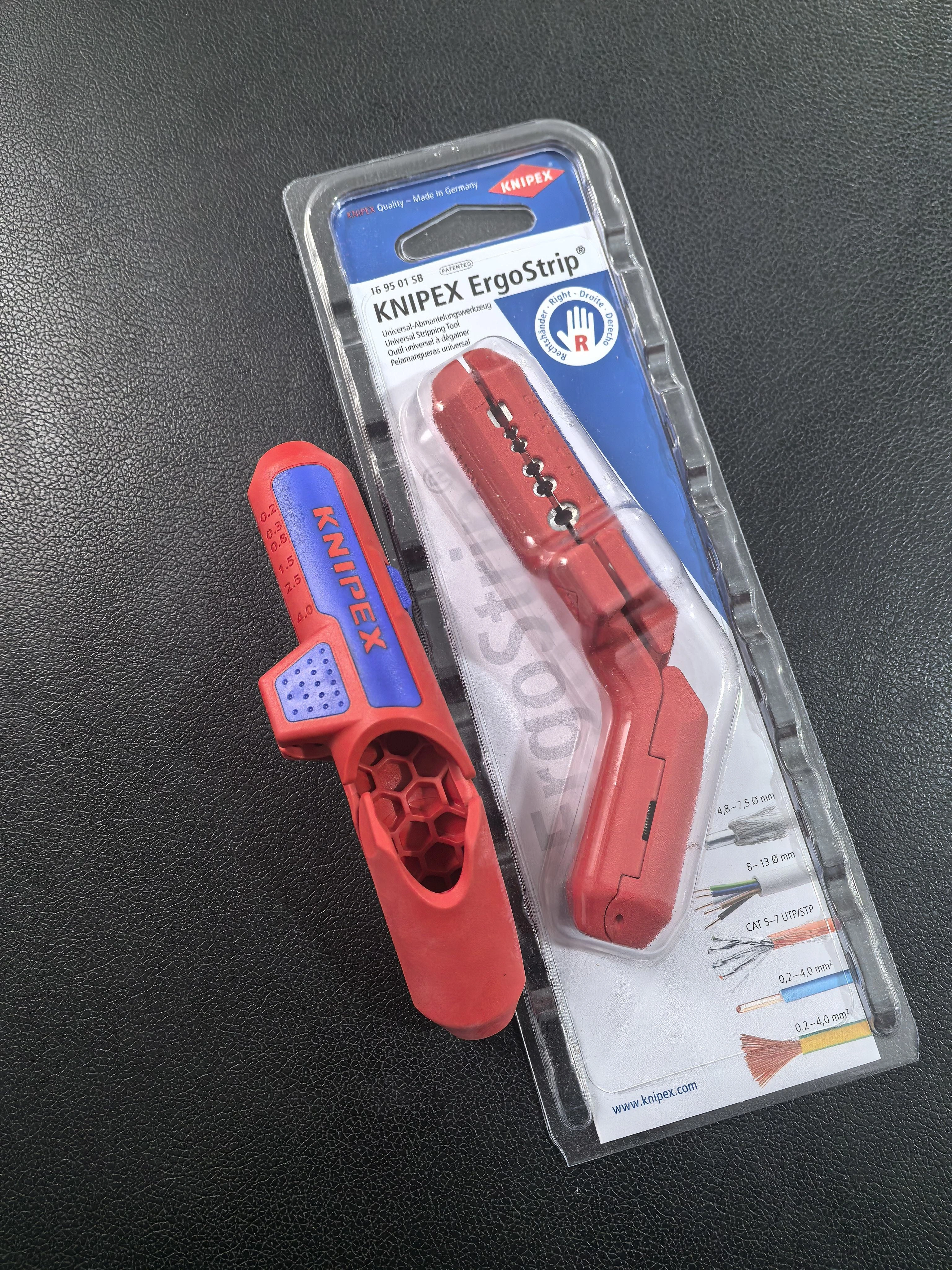 KNIPEX 169501 Dénudeur de fils universel