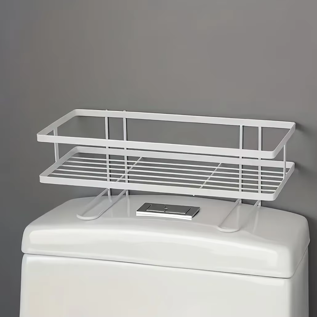 Support de rangement de toilettes multifonctionnel pour salle de bain