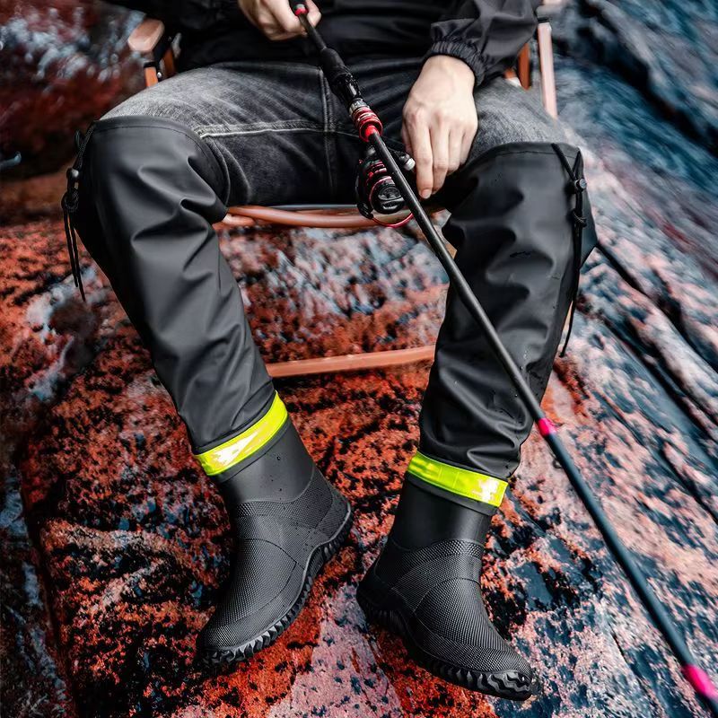 Bottes de pluie montantes pour hommes