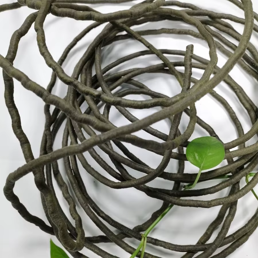 400cm tissé à la main en Pvc souple rotin décoration de la maison plantes artificielles forêt tropicale aménagement