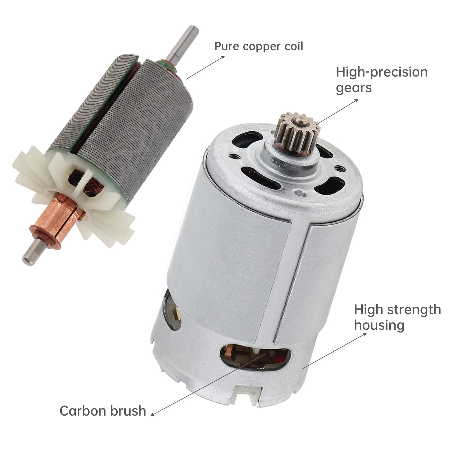 Moteur ELecaccelerMotor CC pour perceuse et tournevis