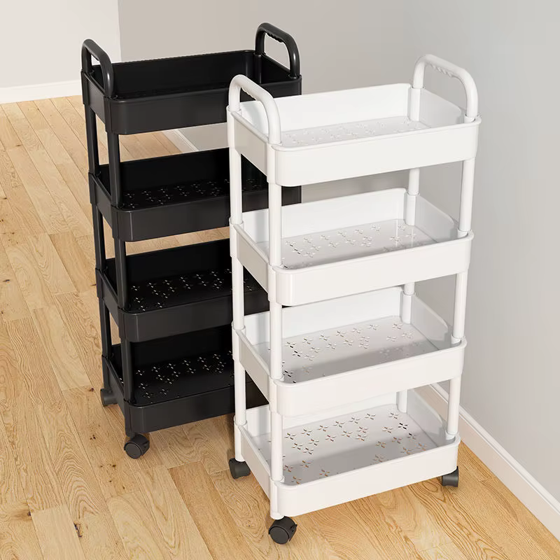 Chariot de rangement multi-niveaux HOHOStorage T1 sur roulettes pour la maison