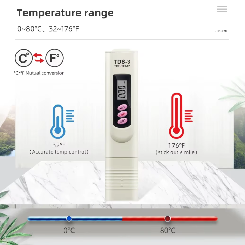 Testeur numérique TDS de la qualité de l'eau