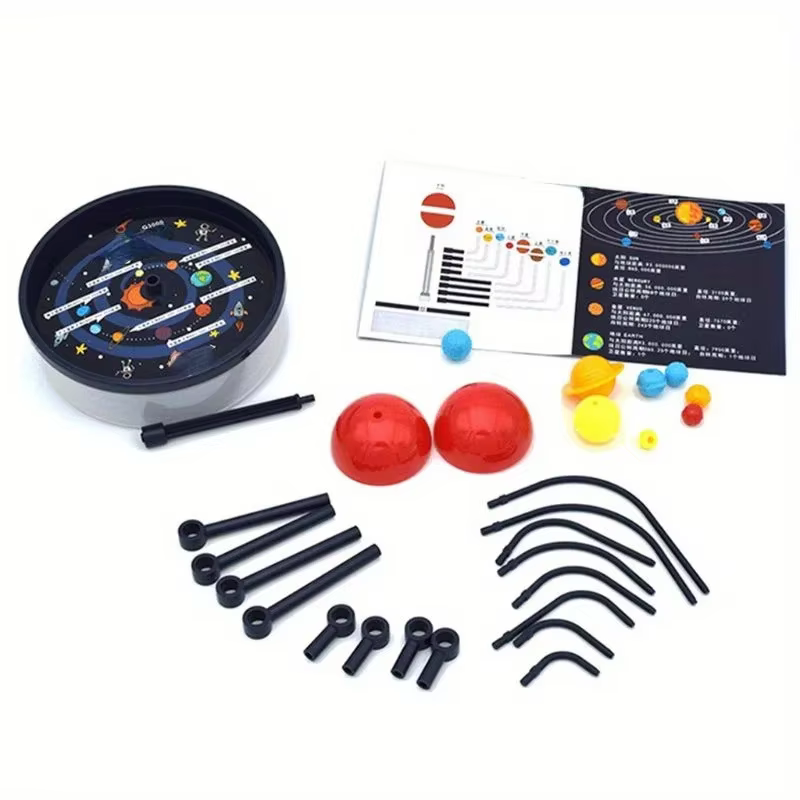 1 ensemble système solaire neuf planètes modèle Kit scientifique bricolage assemblage Interaction Parent-enfant