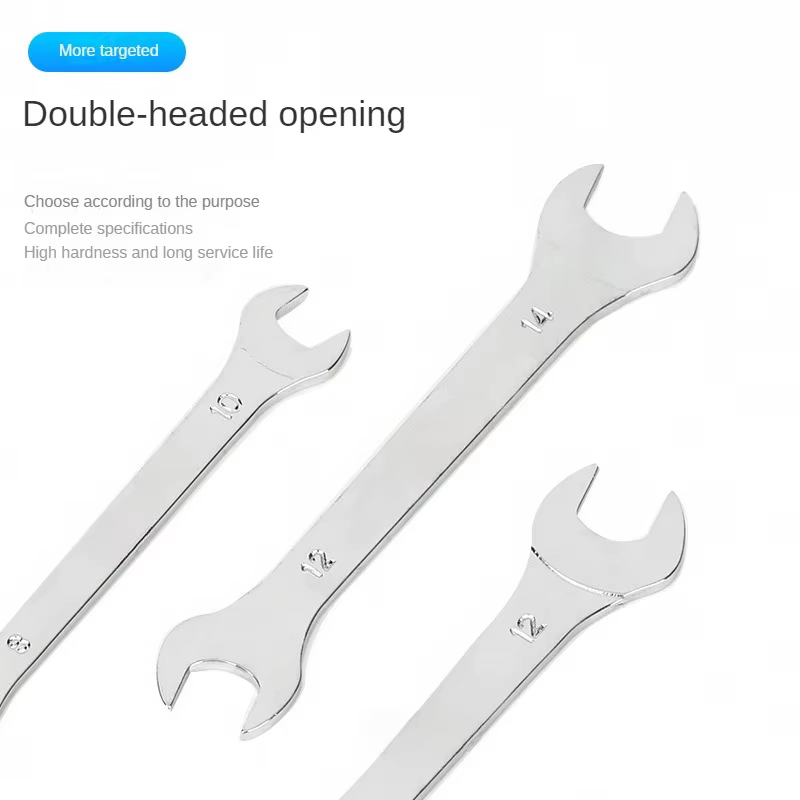 Clés fixes à Double extrémité 6 7 8 9 10 11 12 13 14 15 16 17 19 20 21 22 24 27 30 32 clé plate clé d'atelier