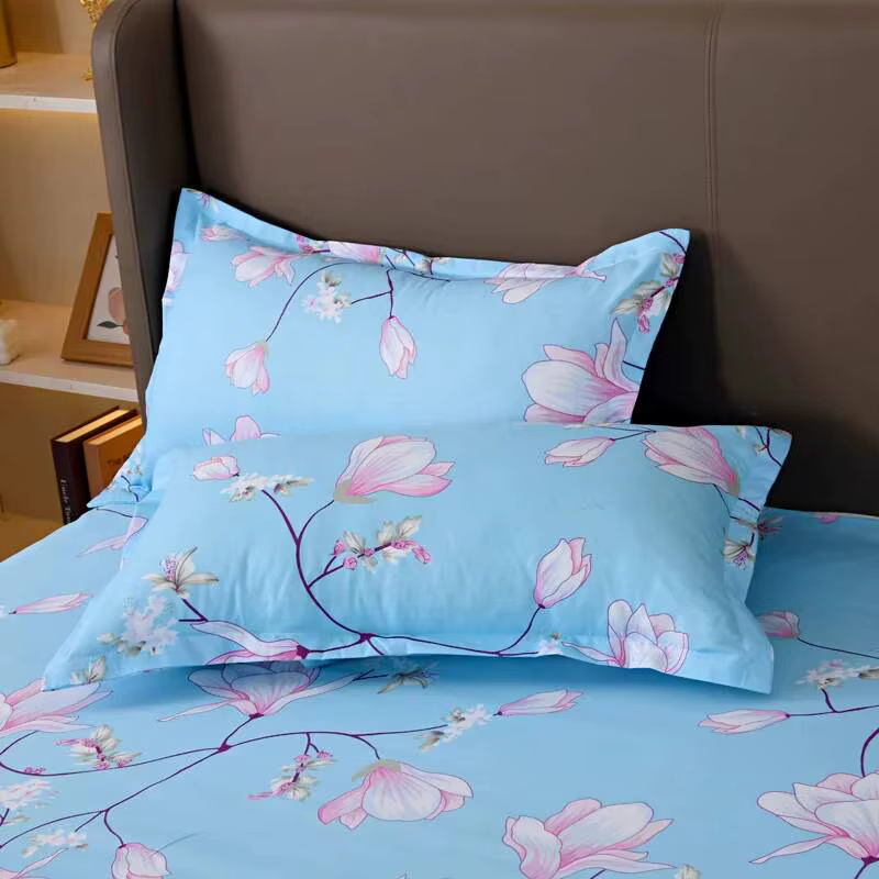Taie d'oreiller de literie avec motif de fleurs personnalisable, chambre adulte, décoration de la maison, housse de coussin de taille personnalisée, 70x70cm, 51x66cm, 1 pièce