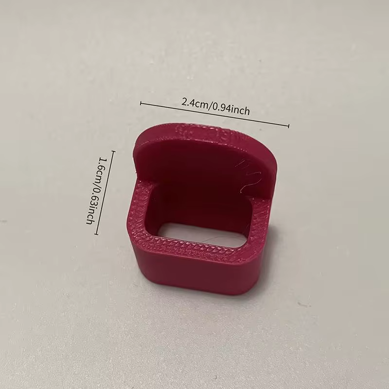 Boîte de rangement pour ciseaux de couture avec adhésif