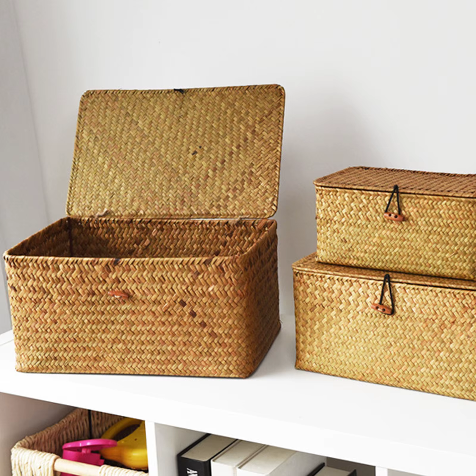 Panier de rangement en osier