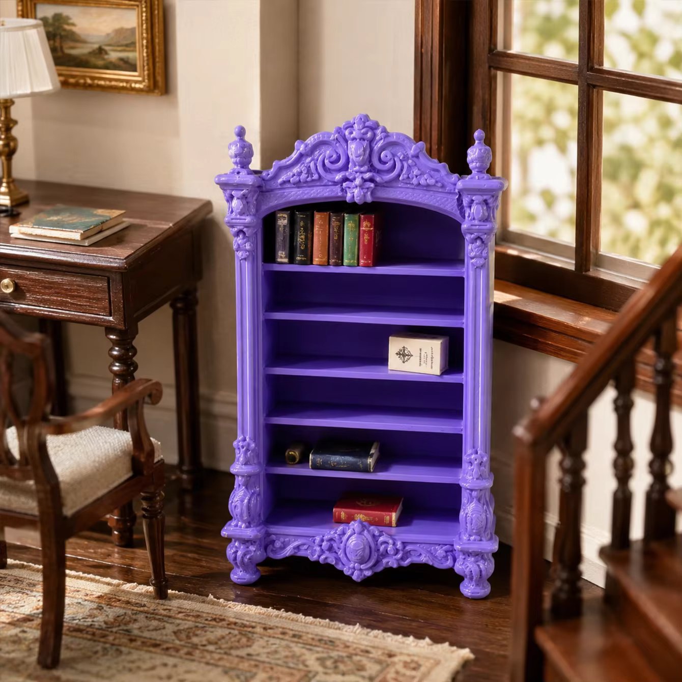 Mini-étagère de rangement pour ornements