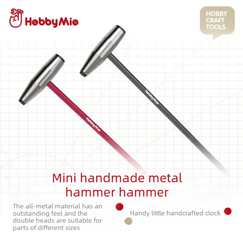 HOBBY MIO HMH-01-R/G Mini marteau métallique pour modélisme