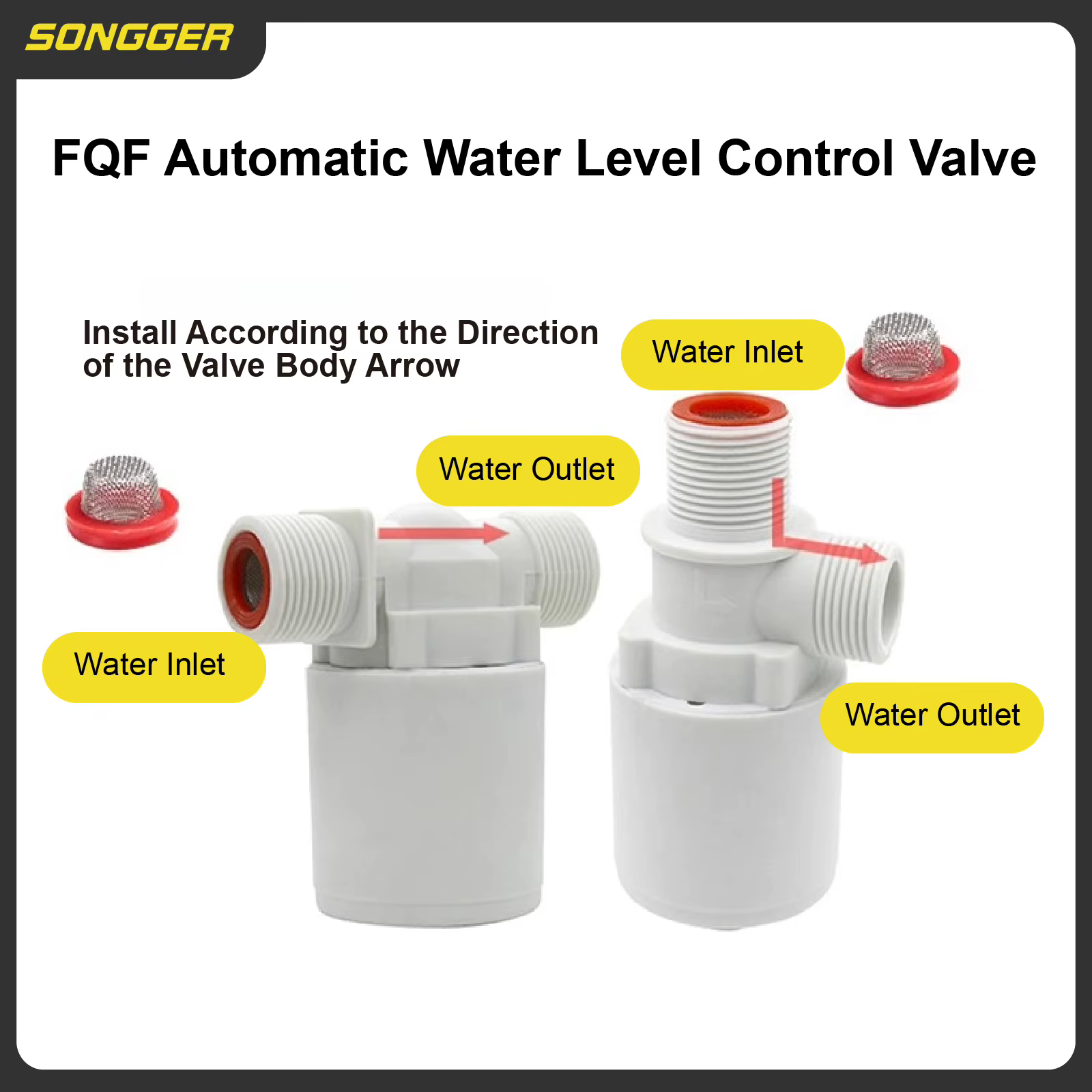 Vanne Automatique de Contrôle du Niveau d’Eau FQF Valve de Remplissage