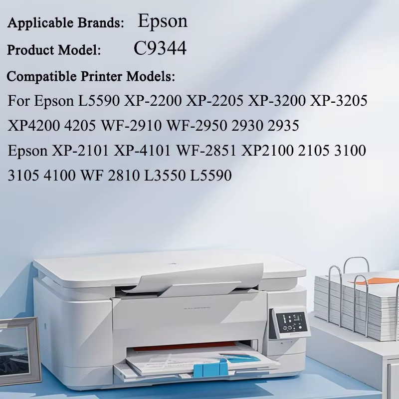 Boîte de maintenance C9344 pour imprimantes Epson L5590 XP-2200 XP2205 XP-3200 3205 4200 4205 2101 L3550 WF-2910 WF-2950 2930 2935