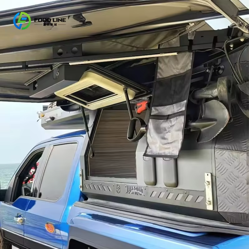 Camper de luxe sur mesure pour pick-up 4x4 tout-terrain