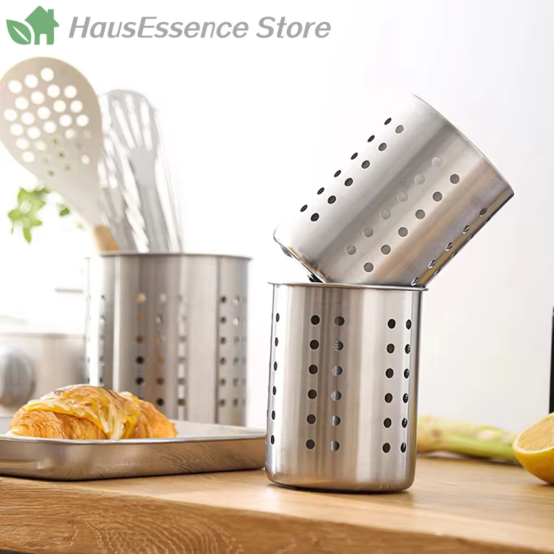 Porte-couverts en acier inoxydable
